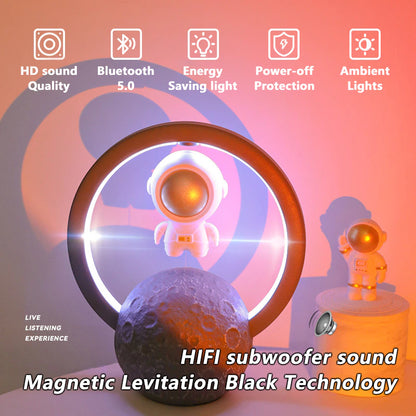 Magnetic Levitation Bluetooth Speaker Astronaut Home Creative Mini Radio Outdoor Wireless Subwoofer Portable Audio